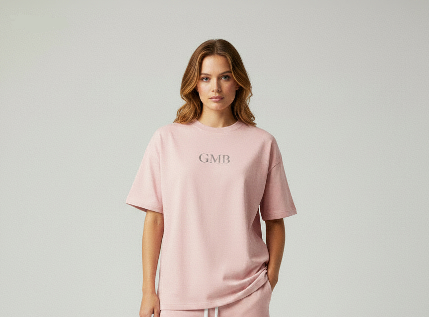 Pinky Grey Snake Tshirt — Women