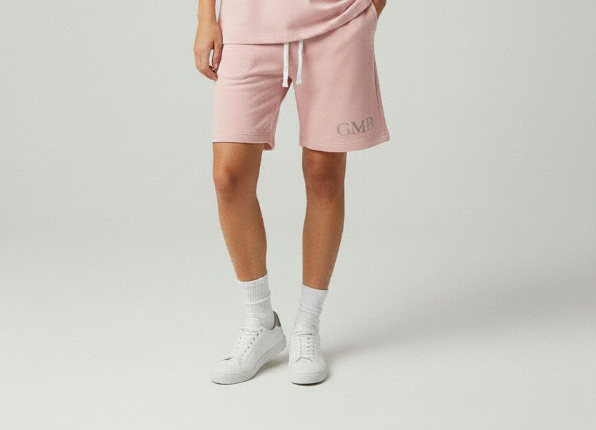 Pinky Grey Snake Shorts — Women