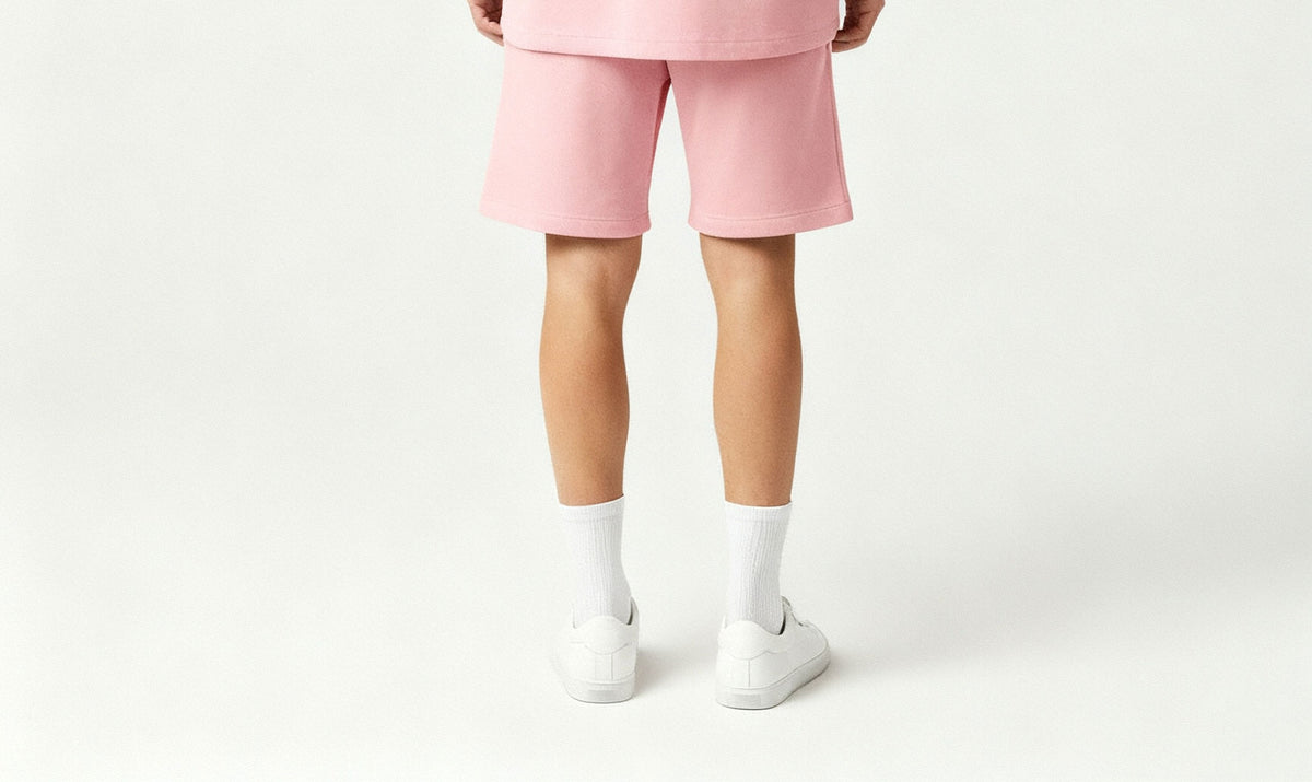 Pinky Grey Snake Shorts — Women