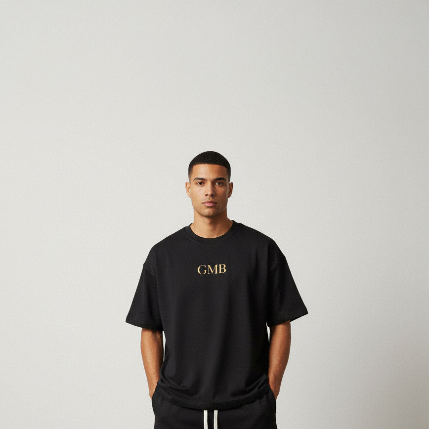 Black Golden Snake Tshirt — Men
